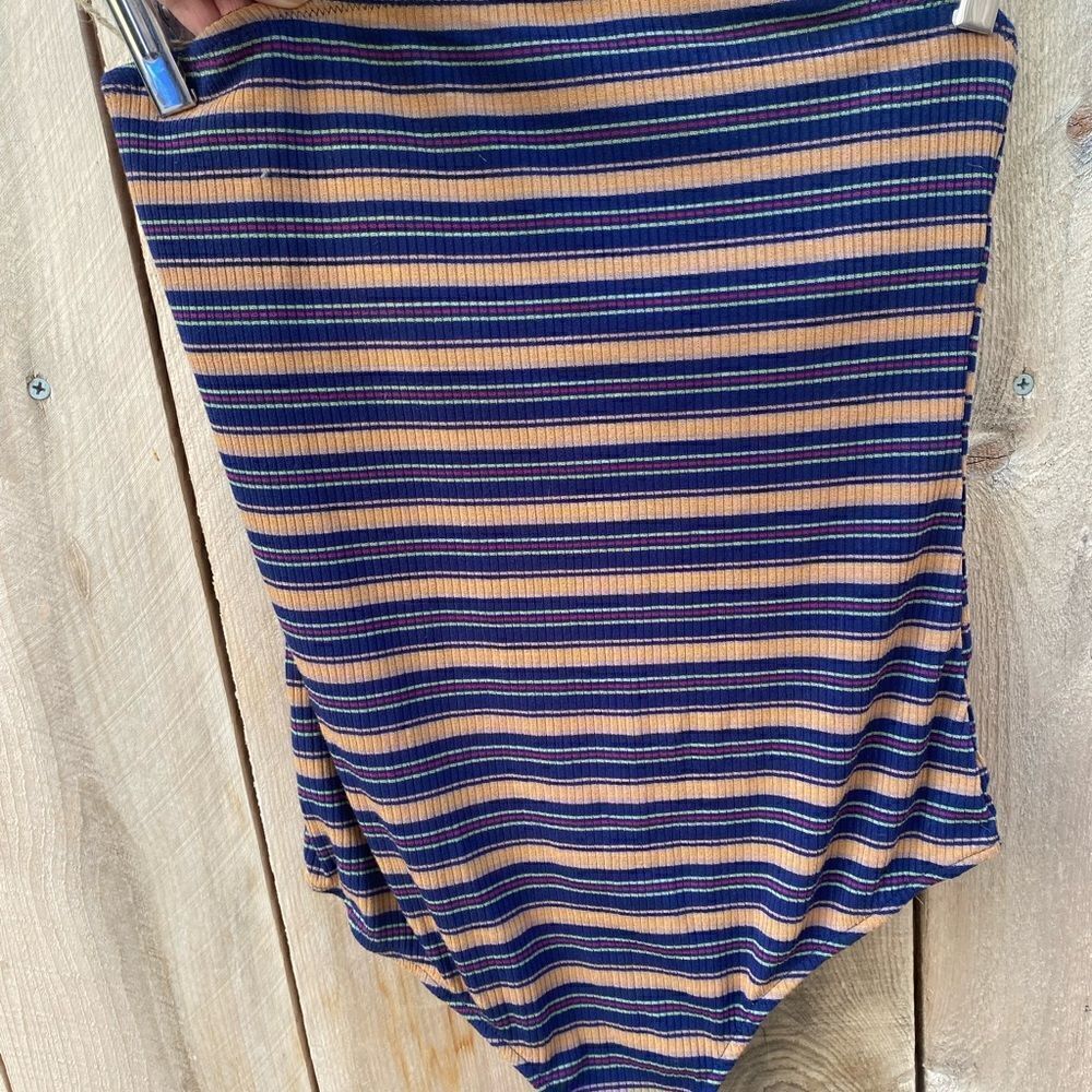 FREE PEOPLE intimately Stripe Out Bodysuit size small - Picture 11 of 11